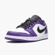 PK God Shoes Air Jordan 1 Retro Low Court Purple Court Purple/Black White 553558-500