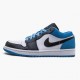 PK God Shoes Air Jordan 1 Retro Low Laser Blue Black/Black Laser/Blue White CK3022-004