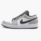 PK God Shoes Air Jordan 1 Retro Low Light Smoke Grey Lt Smoke Grey/Gym Red White 553558-030