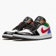 PK God Shoes Air Jordan 1 Retro Low Multi Color White/White Hyper Royal CZ4776-101