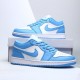 PK God Shoes Air Jordan 1 Low UNC University Blue/White AO9944-441