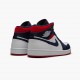 PK God Shoes Air Jordan 1 Mid SE USA White/Midnight Navy/Varsity Red 852542-104