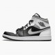 PK God Shoes Air Jordan 1 Mid White Shadow Black/White/Lt Smoke Grey 554724-073