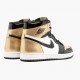 PK God Shoes Air Jordan 1 Retro Gold Toe Black/Metallic Gold/Summit Whi 861428-007