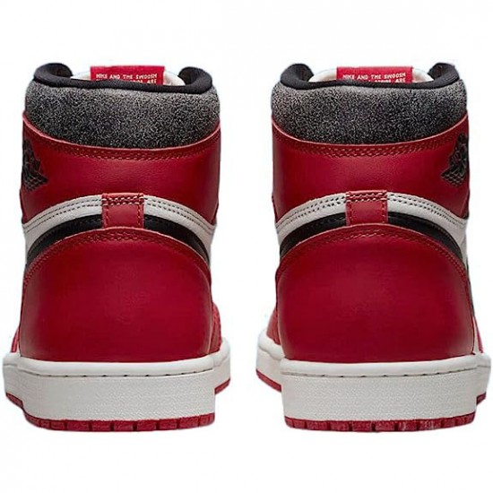 PK God Shoes Air Jordan 1 Retro High OG Chicago Lost and Found Varsity Red/Black-Sail-Muslin DZ5485-612