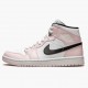 PK God Shoes Air Jordan 1 Mid Barely Rose Barely Rose/White/Black BQ6472-500