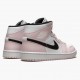 PK God Shoes Air Jordan 1 Mid Barely Rose Barely Rose/White/Black BQ6472-500