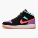 PK God Shoes Air Jordan 1 Mid Candy Black/Total Orange 554725-083