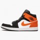 PK God Shoes Air Jordan 1 Mid Shattered Backboard Black/White Starfish 554724-058