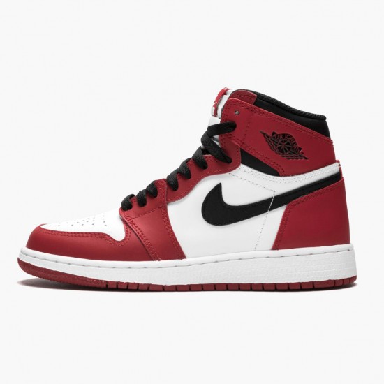 PK God Shoes Air Jordan 1 Retro Chicago White/Black Varsity Red 575441-101