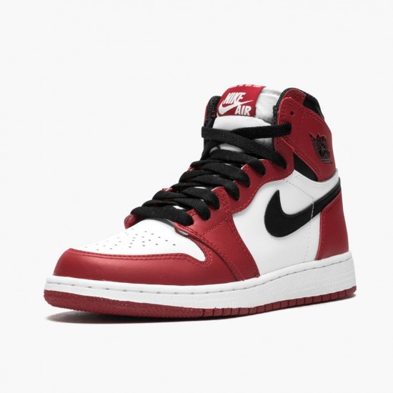 PK God Shoes Air Jordan 1 Retro Chicago White/Black Varsity Red 575441-101