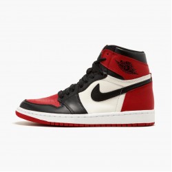 PK God Shoes Air Jordan 1 Retro High Bred Toe Red/Black/White 555088-610