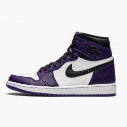 PK God Shoes Air Jordan 1 Retro High OG Court Purple Court Purple/White-Black 555088-500