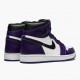 PK God Shoes Air Jordan 1 Retro High OG Court Purple Court Purple/White-Black 555088-500