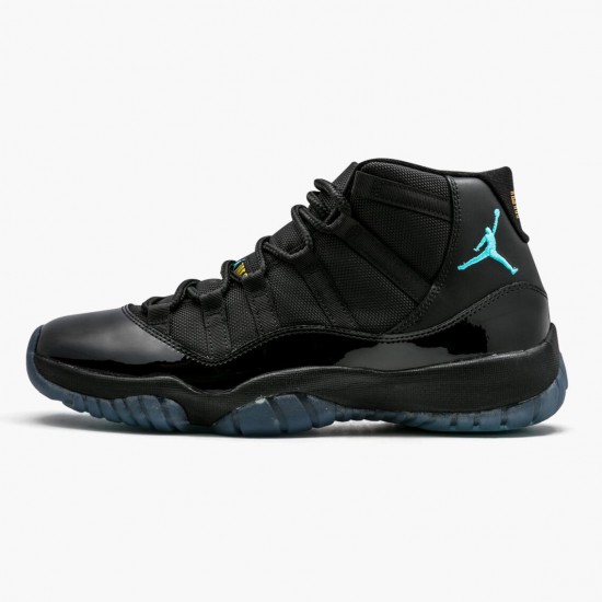 PK God Shoes Air Jordan 11 Retro Gamma Blue Black/Gamma Blue/VarsityMaize Black 378037-006