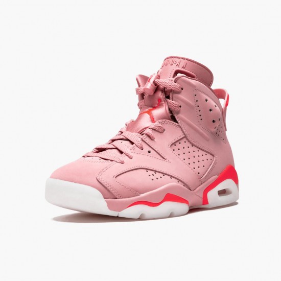 PK God Shoes Air Jordan 6 Retro Aleali May Rust Pink/Bright Crimson Black CI0550-600