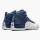 PK God Shoes Air Jordan 12 Retro Indigo Stone Blue/Legend Blue/Obsidia 130690-404
