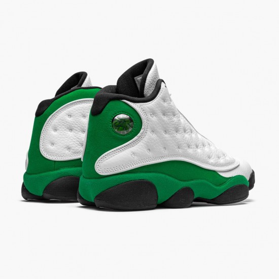 PK God Shoes Air Jordan 13 Retro Lucky Green White/Black/Lucky Green DB6537-113