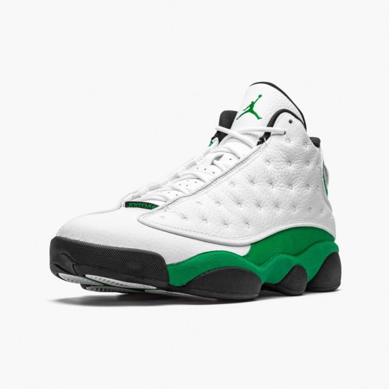 PK God Shoes Air Jordan 13 Retro Lucky Green White/Black/Lucky Green DB6537-113