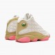 PK God Shoes Air Jordan 13 Retro Chinese New Year Ivory/Black/Digital Pink Club CW4409-100
