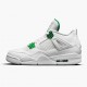 PK God Shoes Air Jordan 4 Retro Metallic Green White/Metallic Silver Pine Green CT8527-113