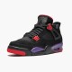 PK God Shoes Air Jordan 4 Retro NRG Raptors 2018 Black/University Red/Court Purple AQ3816-065