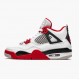 PK God Shoes Air Jordan 4 Retro OG GS Fire Red 2020 White/Fire Red/Black Tech Grey 408452-160