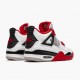 PK God Shoes Air Jordan 4 Retro OG GS Fire Red 2020 White/Fire Red/Black Tech Grey 408452-160