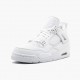 PK God Shoes Air Jordan 4 Retro Pure Money White/Metallic Silver 308497-100