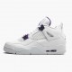 PK God Shoes Air Jordan 4 Retro Purple Metallic White/Metallic Silver/Court Purple CT8527-115