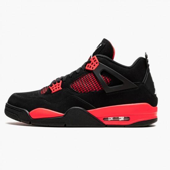 PK God Shoes Air Jordan 4 Retro Red Thunder Black/Multi-Color/Multi-Color/Crimson CT8527-016