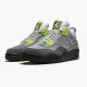 PK God Shoes Air Jordan 4 Retro SE 95 Neon Cool Grey/Volt Wolf Grey Anthr CT5342-007