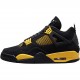 PK God Shoes Air Jordan 4 Retro Thunder 2023 Black/Tour Yellow DH6927-017