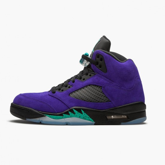 PK God Shoes Air Jordan 5 Retro Alternate Grape Grape Ice/Black Clear New Emer 136027-500