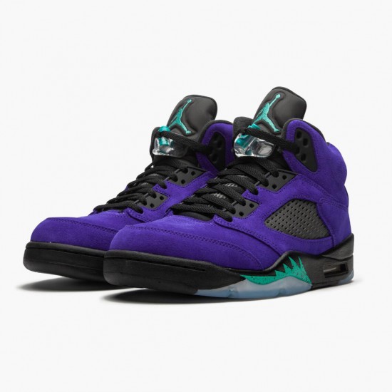 PK God Shoes Air Jordan 5 Retro Alternate Grape Grape Ice/Black Clear New Emer 136027-500