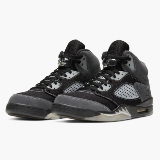 PK God Shoes Air Jordan 5 Retro Anthracite Wolf Grey/Black DB0731-001