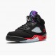 PK God Shoes Air Jordan 5 Retro Top 3 Black/Fire Red/Grape Ice New E CZ1786-001