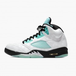 PK God Shoes Air Jordan Retro 5 Island Green White/Black/White/Island Green CN2932-100