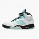 PK God Shoes Air Jordan Retro 5 Island Green White/Black/White/Island Green CN2932-100