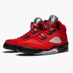 PK God Shoes Air Jordan 5 Retro Raging Bull Red Varsity Red/Black/White DD0587-600