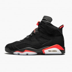 PK God Shoes Air Jordan 6 Retro Black Infrared Black/Infrared Black 384664-060