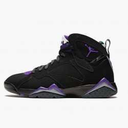 PK God Shoes Air Jordan 7 Retro Ray Allen Black Fierce Purpler Dark Stee Black/Fierce Purple-Dark Grey Steel 304775-053