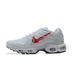 PK God Mens Nike Air Max Plus Tn White Red Footwear CU3454-100