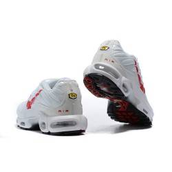 PK God Mens Nike Air Max Plus Tn White Red Footwear CU3454-100