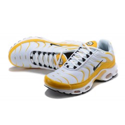 PK God Mens Nike Air Max Plus Tn White Yellow Footwear CD7061-700