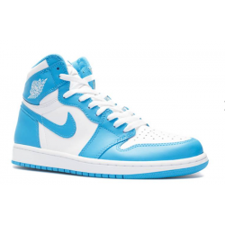 PK God Jordan 1 High UNC' Blue 555088 117 Blue AJ Shoes