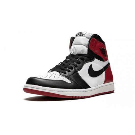 PK God Jordan 1 High OG “Black Toe” 555088 125 WHITE/BLACK-VARSITY RED AJ Shoes
