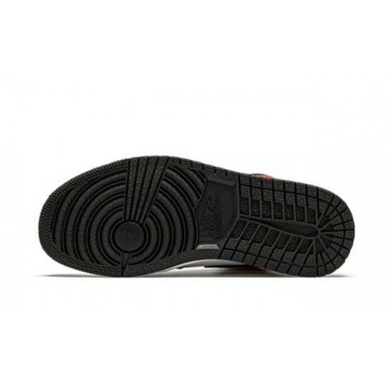 PK God Jordan 1 High Light Smoke Grey 555088 126 WHITE/BLACK-LIGHT SMOKE GREY-V AJ Shoes