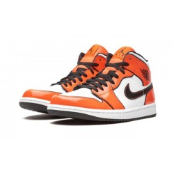 PK God Jordan 1 Mid SE “Turf Orange” DD6834 802 TURF ORANGE/BLACK-WHITE AJ Shoes