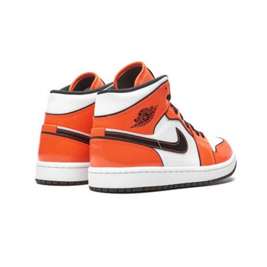 PK God Jordan 1 Mid SE “Turf Orange” DD6834 802 TURF ORANGE/BLACK-WHITE AJ Shoes